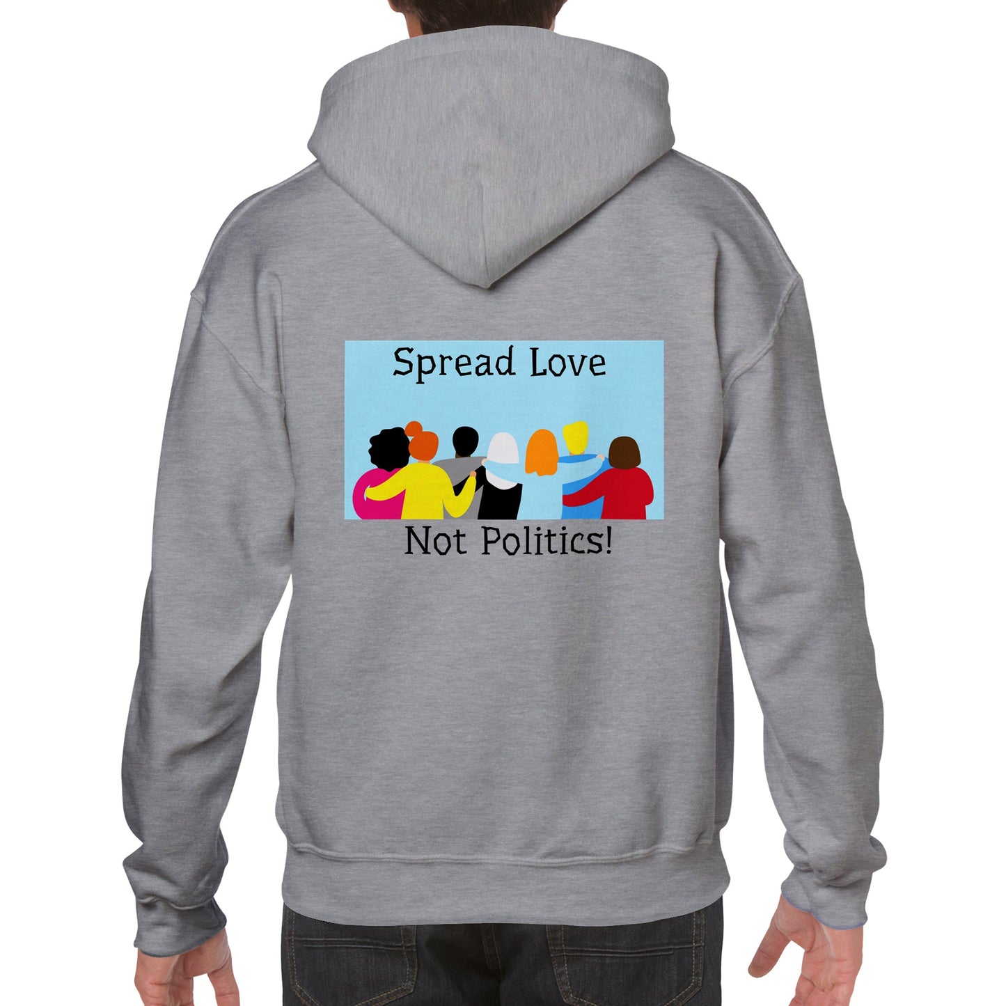 GHB signature/ No Politics Premium Unisex Pullover Hoodie