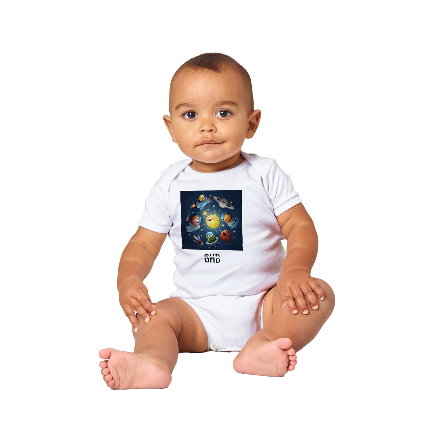 GHB Signature w/ message Classic Baby Short Sleeve Bodysuit