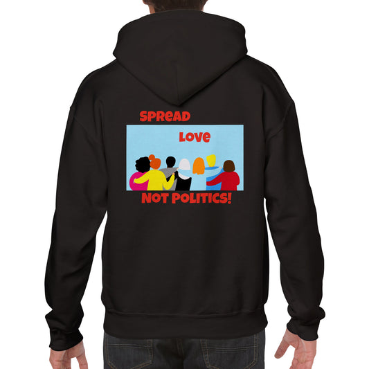 Black GHB signature/ No Politics Premium Unisex Pullover Hoodie