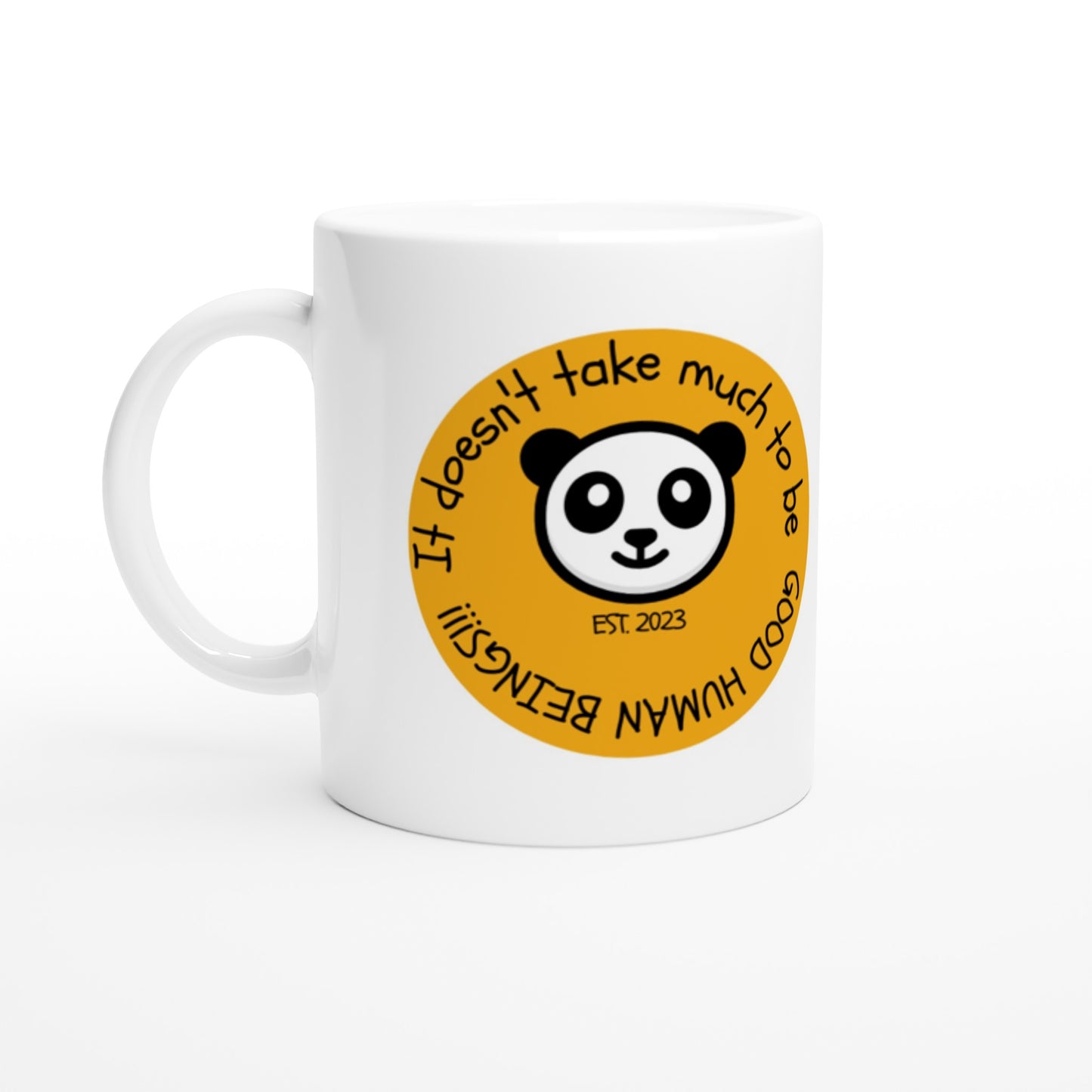 Panda White 11oz Ceramic Mug