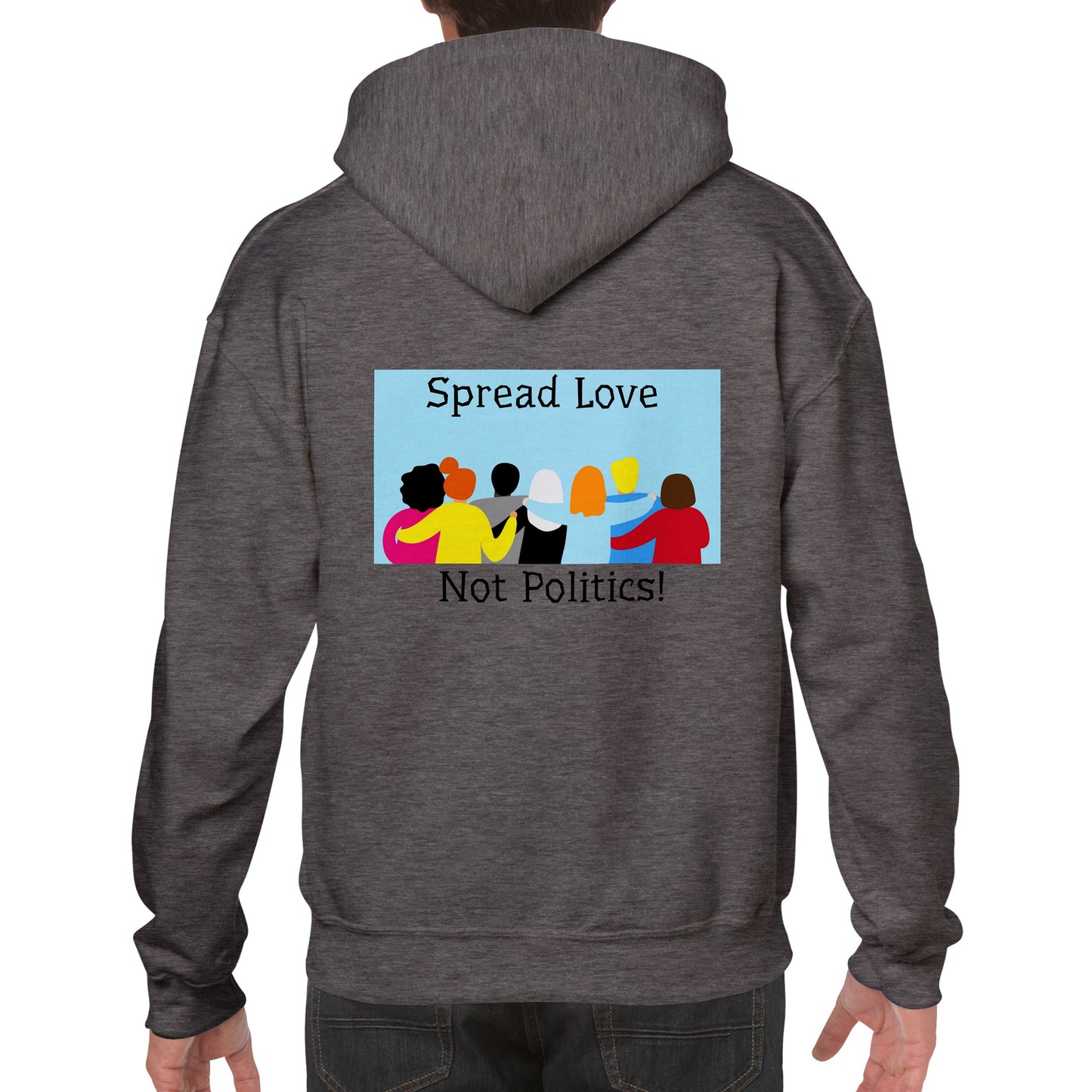 GHB signature/ No Politics Premium Unisex Pullover Hoodie