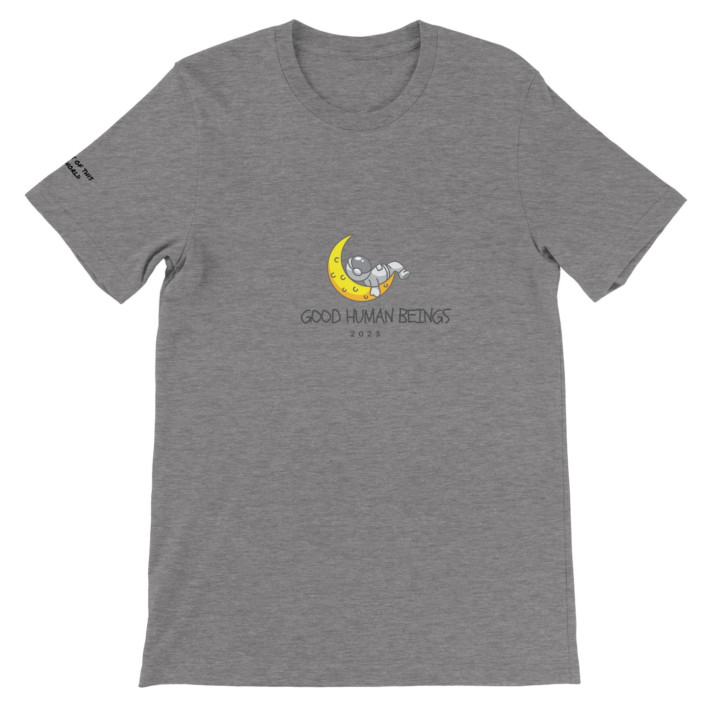 Moon Man/ out of this world Premium Unisex Crewneck T-shirt