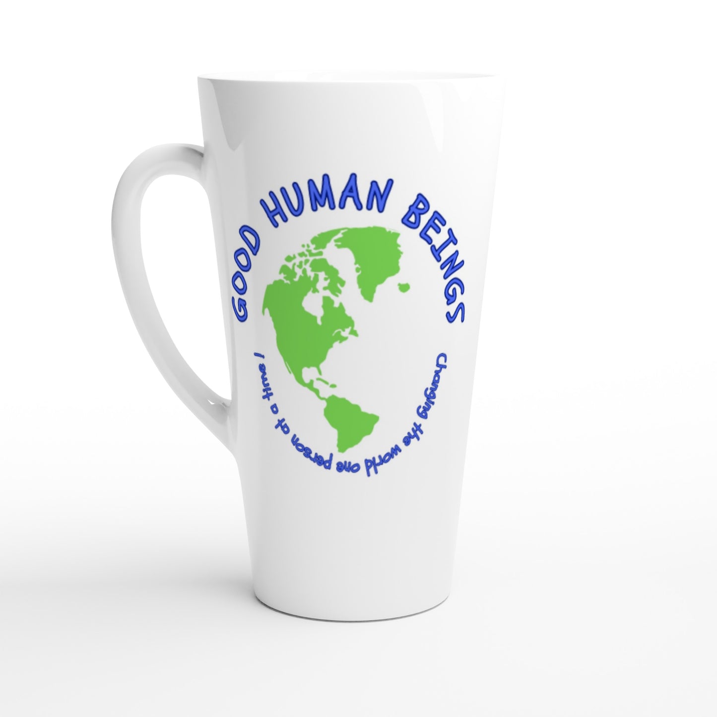 World/White Latte 17oz Ceramic Mug