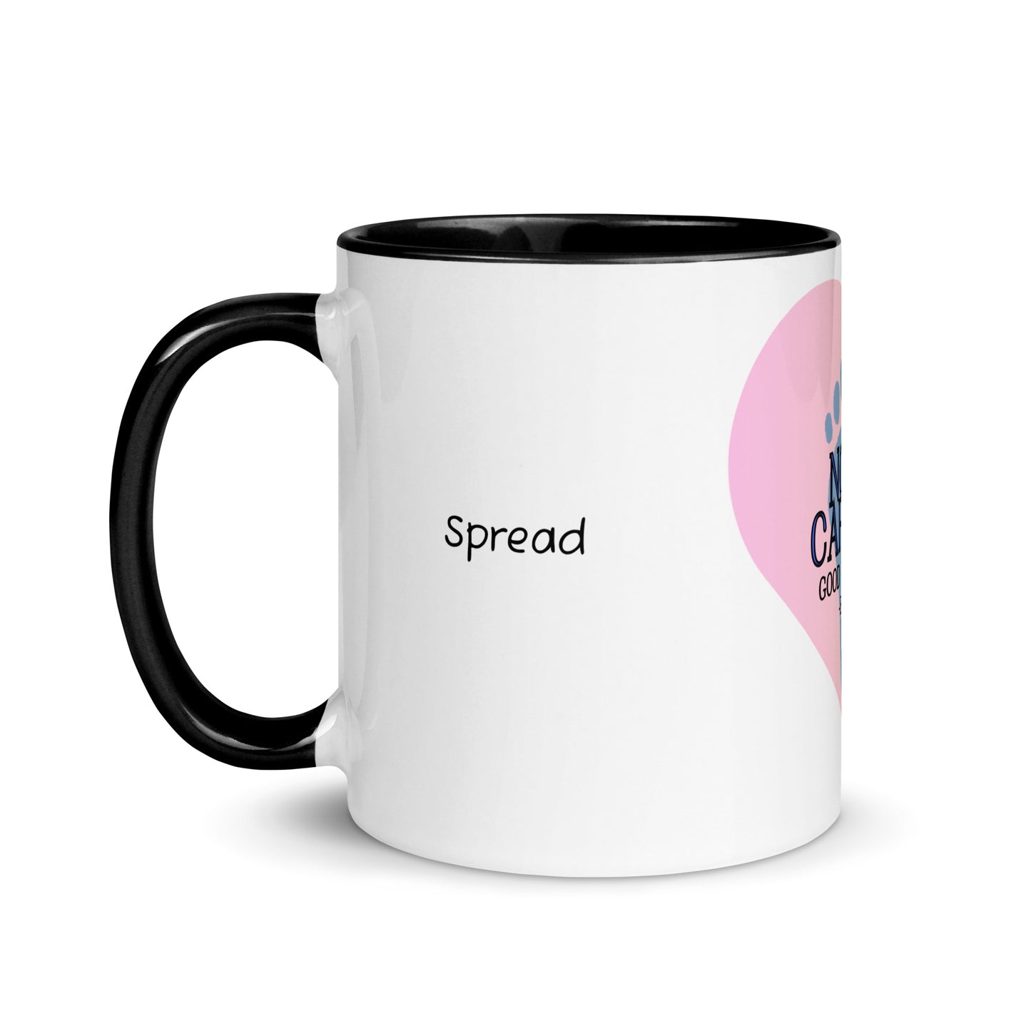 NC Spread Love White Mug with Color Inside