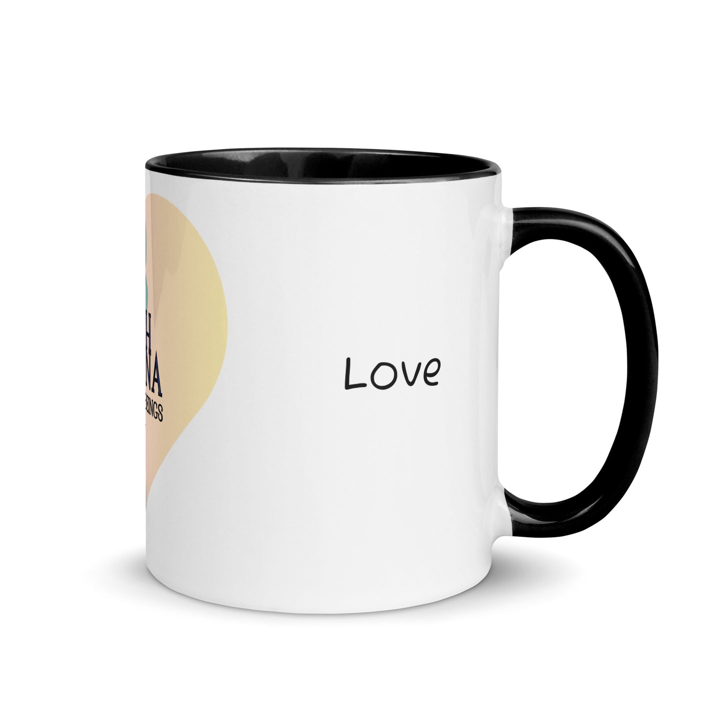 NC Spread Love White Mug with Color Inside