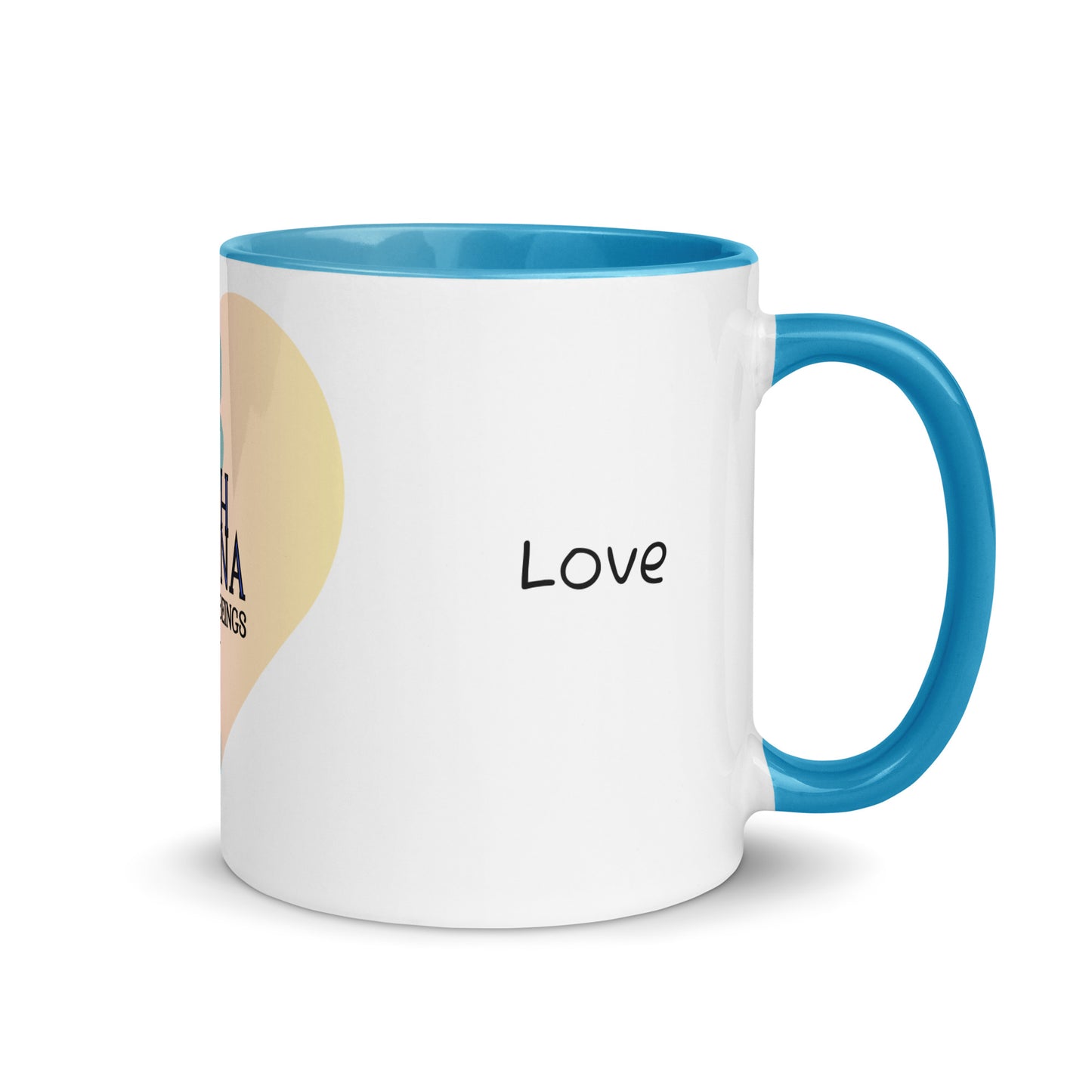NC Spread Love White Mug with Color Inside