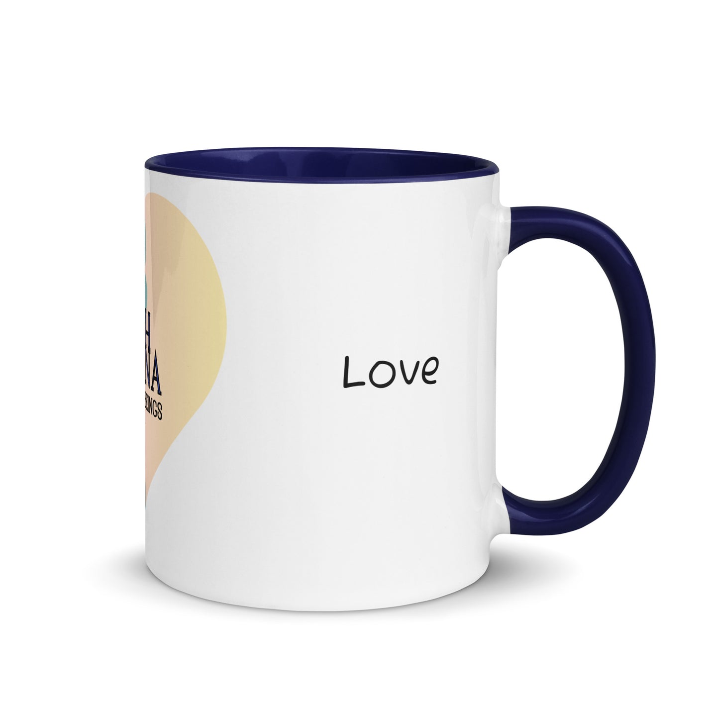 NC Spread Love White Mug with Color Inside