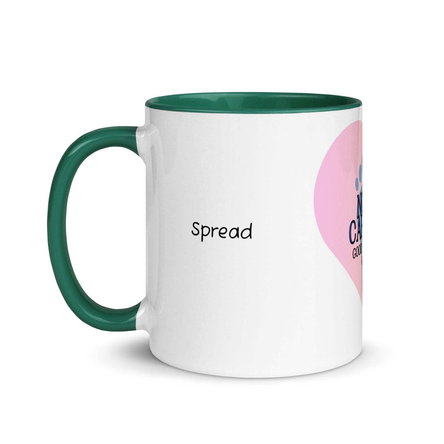 NC Spread Love White Mug with Color Inside