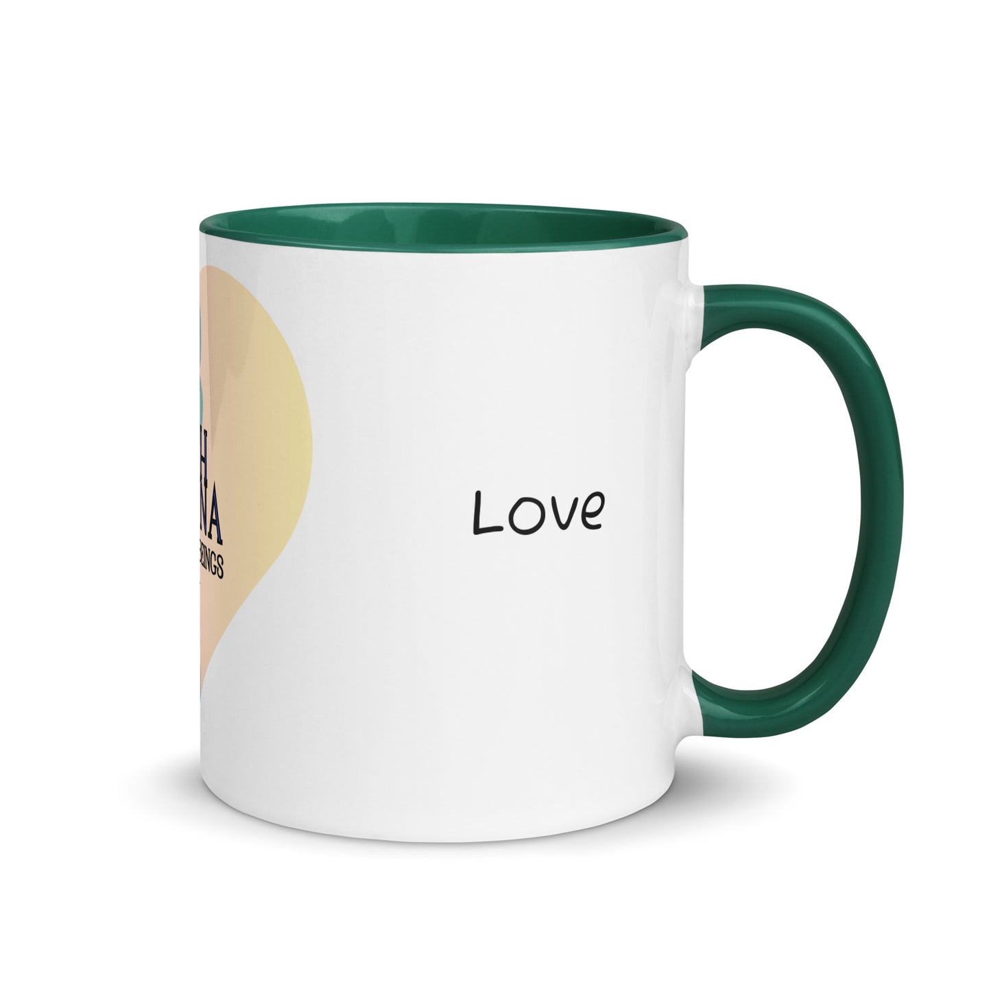NC Spread Love White Mug with Color Inside