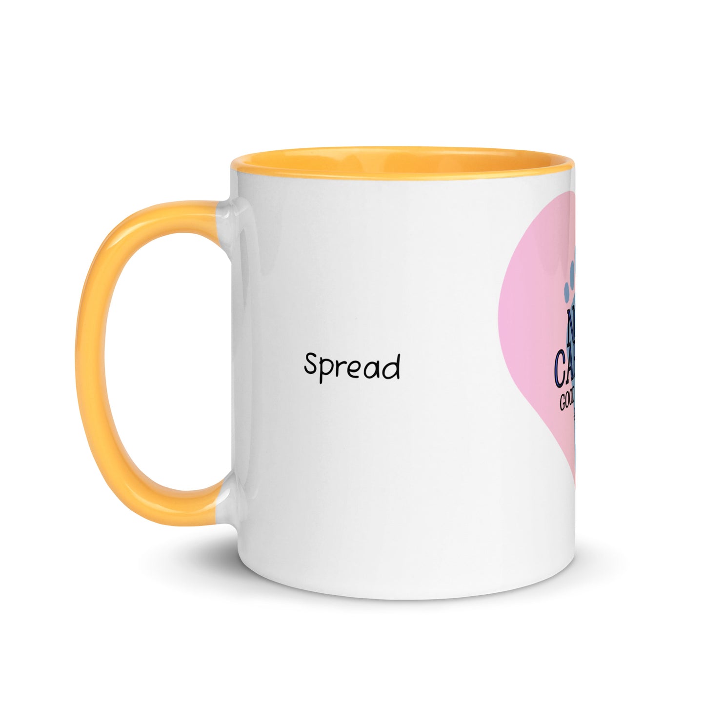 NC Spread Love White Mug with Color Inside