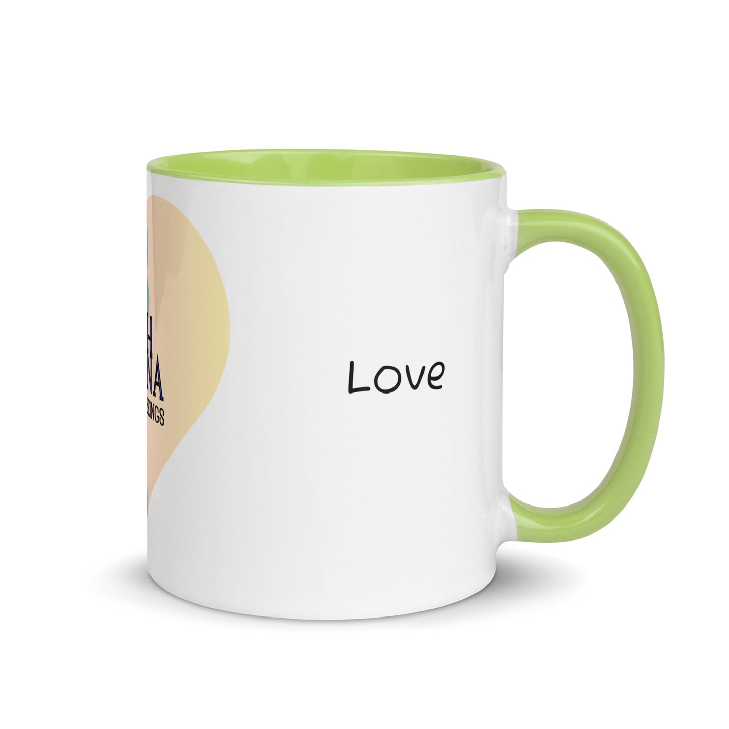 NC Spread Love White Mug with Color Inside
