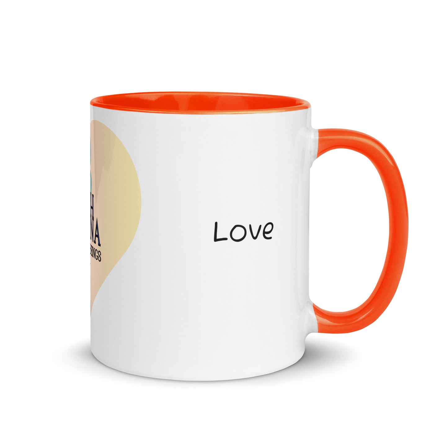 NC Spread Love White Mug with Color Inside