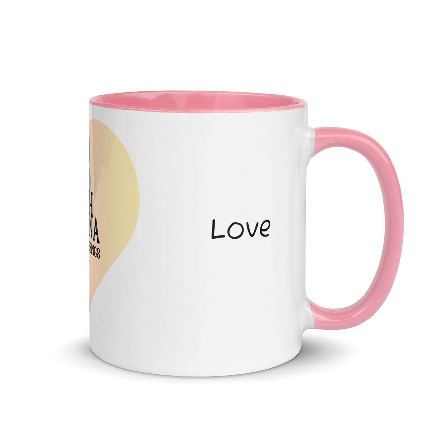 NC Spread Love White Mug with Color Inside