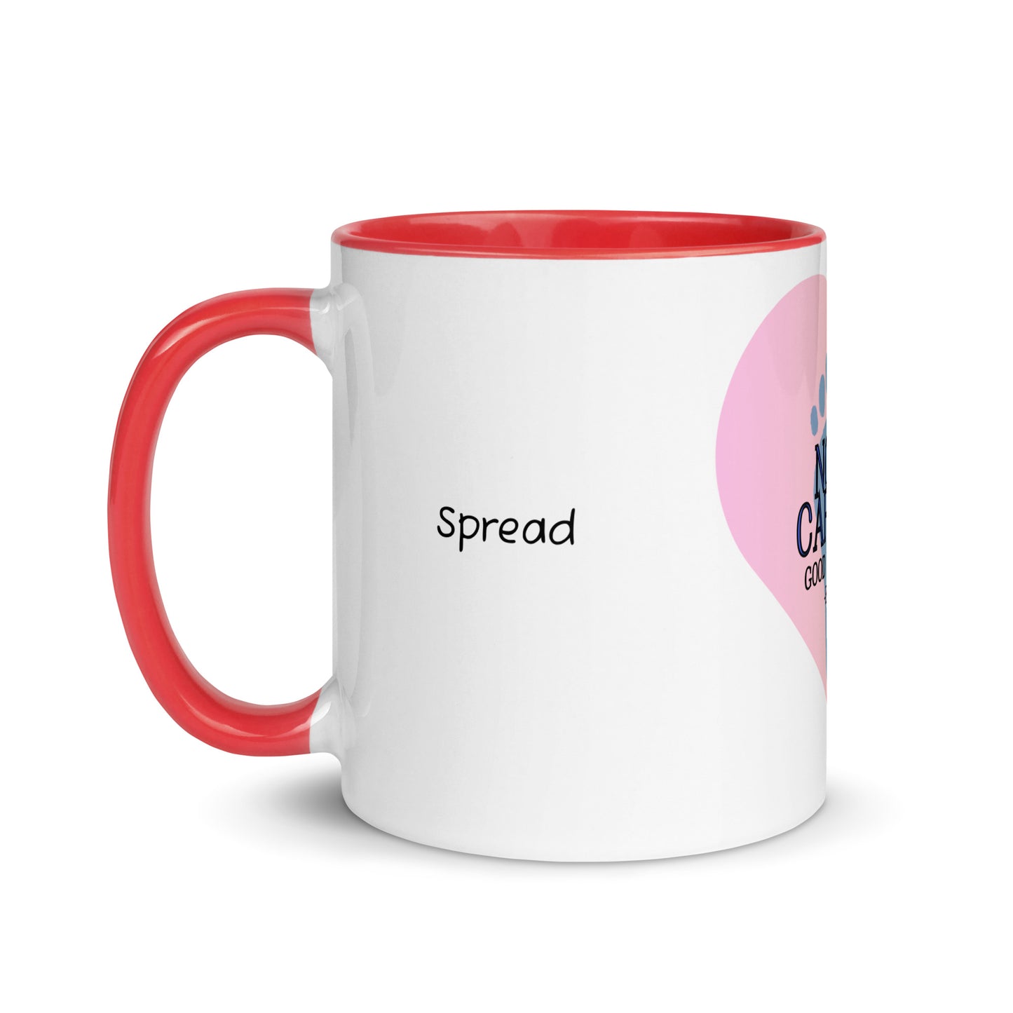 NC Spread Love White Mug with Color Inside