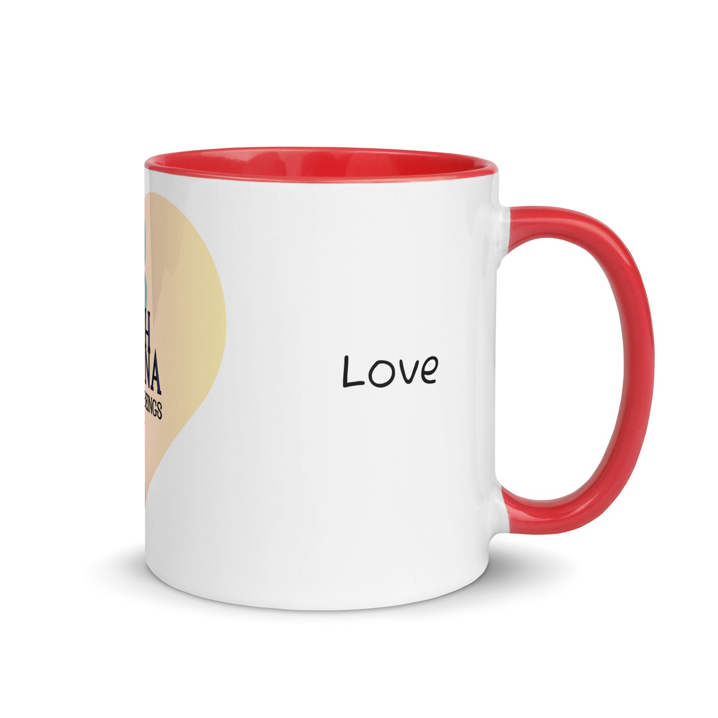 NC Spread Love White Mug with Color Inside