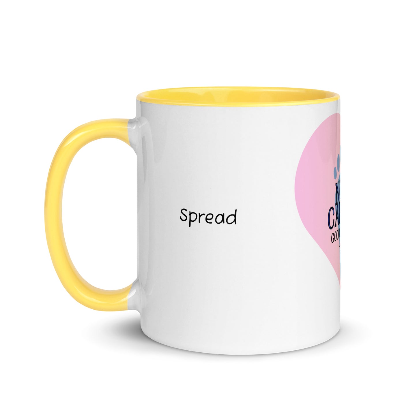 NC Spread Love White Mug with Color Inside