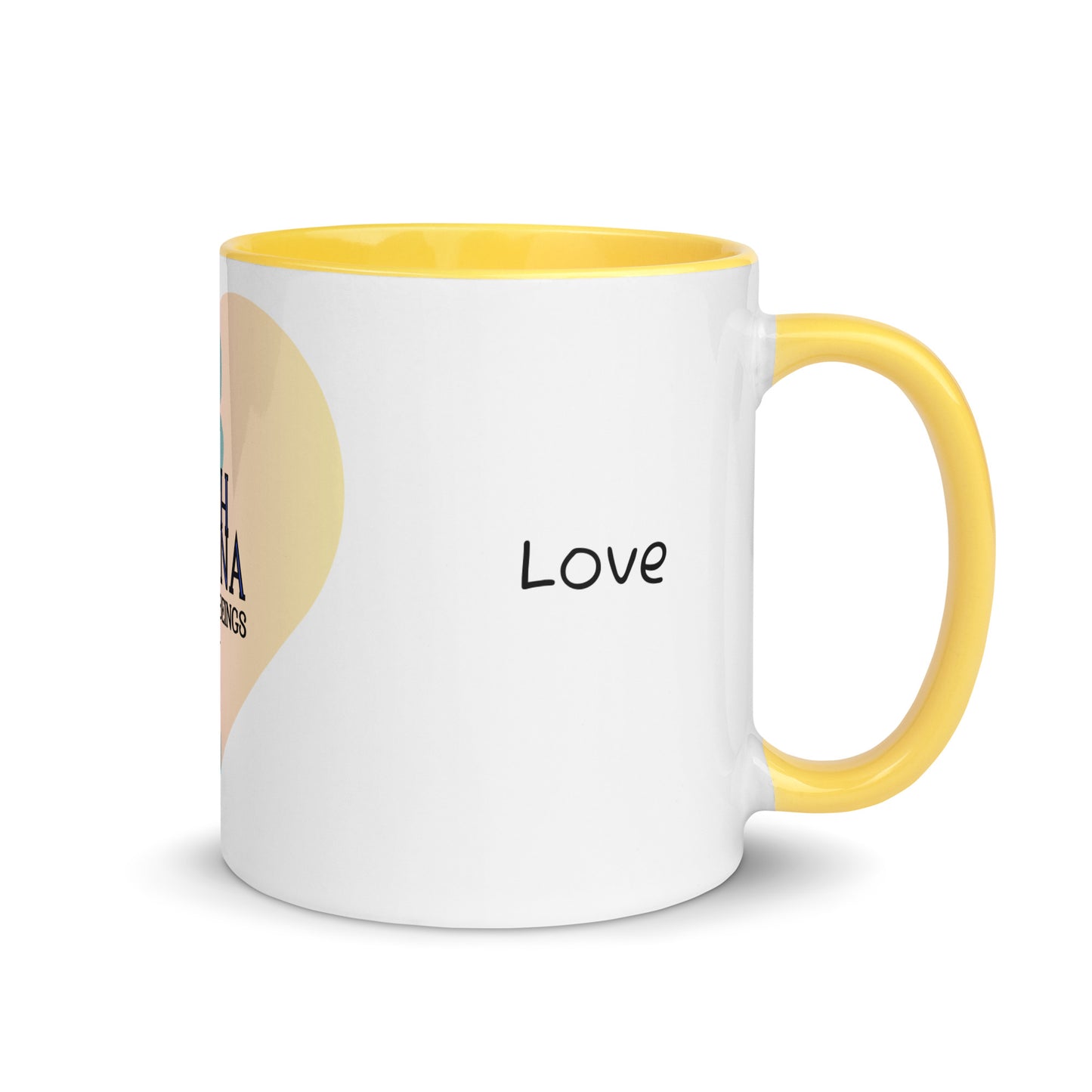 NC Spread Love White Mug with Color Inside